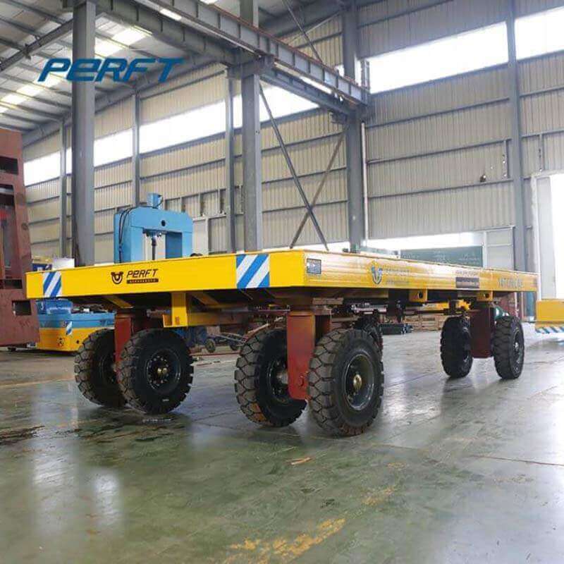 steerable transfer trolley with 4 swivel casters 90 ton 